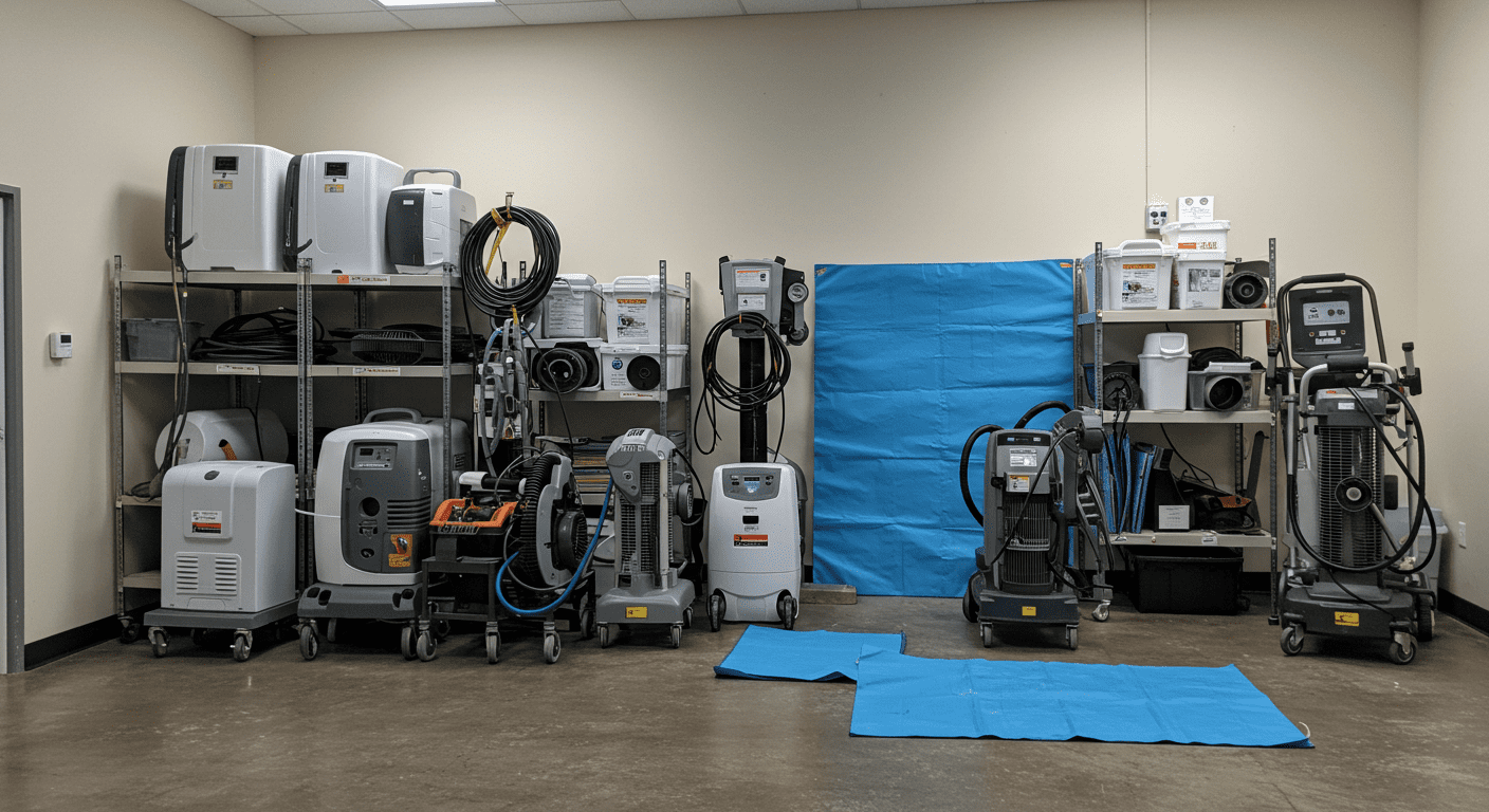 Restoration Equipment Setup